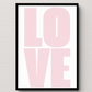 Typografie - Poster „LOVE“ – Modernes Fotoposter Little Mathilda Little Mathilda Poster