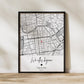 Wo alles begann - Personalisiertes Stadtkartenposter Little Mathilda Little Mathilda Poster
