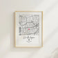 Wo alles begann - Personalisiertes Stadtkartenposter Little Mathilda Little Mathilda Poster