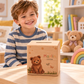 Personalisierte Holzspardose mit Bär, Name & Datum Little Mathilda Little Mathilda Spardose
