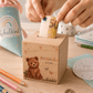 Personalisierte Holzspardose mit Bär, Name & Datum Little Mathilda Little Mathilda Spardose