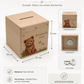 Personalisierte Holzspardose mit Bär, Name & Datum Little Mathilda Little Mathilda Spardose