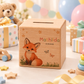 Personalisierte Holzspardose mit Fuchs, Name & Datum Little Mathilda Little Mathilda Spardose
