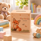 Personalisierte Holzspardose mit Fuchs, Name & Datum Little Mathilda Little Mathilda Spardose