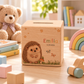 Personalisierte Holzspardose mit Igel, Name & Datum Little Mathilda Little Mathilda Spardose