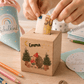 Personalisierte Holzspardose zu Weihnachten mit Name und Igel Little Mathilda Little Mathilda Spardose