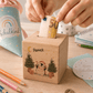Personalisierte Holzspardose zu Weihnachten mit Name und Pinguin Little Mathilda Little Mathilda Spardose