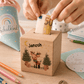 Personalisierte Holzspardose zu Weihnachten mit Name und Rentier Little Mathilda Little Mathilda Spardose
