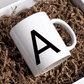 Minimalistische Buchstabentasse Little Mathilda Little Mathilda Tasse