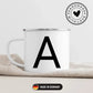 Minimalistische Buchstabentasse Little Mathilda Little Mathilda Tasse